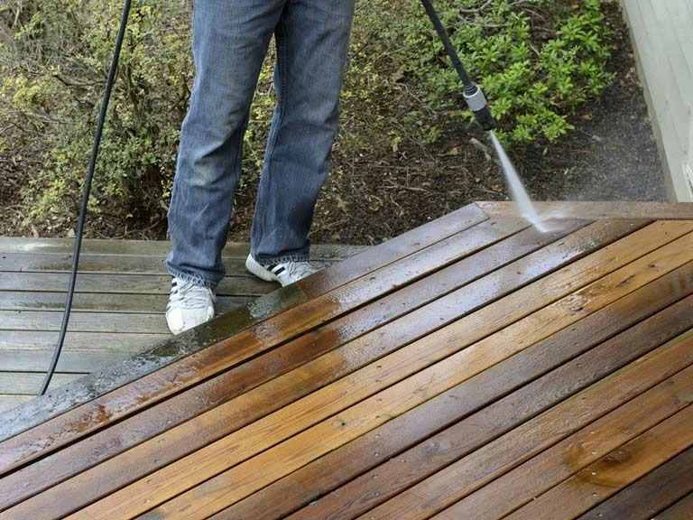 Pressure Washing 5 Wood Flooring Pressure Washing Shot